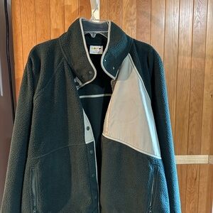 Women's green fleece Jacket